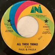 Paul & Paula - All These Things / Wedding