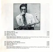 CD - Paul Quinichette - All Stars Sessions 1951-1953