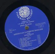 LP - Pete Seeger - American Favorite Ballads, Vol. 2