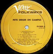 LP - Pete Seeger - On Campus