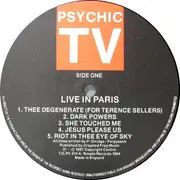 LP - Psychic TV - Live In Paris