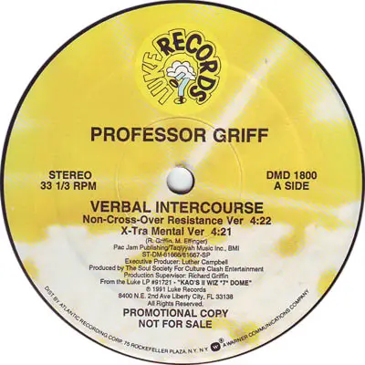 Professor Griff - Verbal intercourse