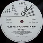 12inch Vinyl Single - Princess - In The Heat Of A Passionate Moment (Remix)