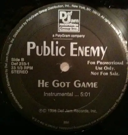 Public Enemy - He Got Game