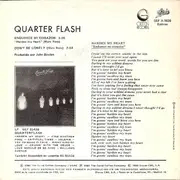 7inch Vinyl Single - QuarterFlash - Endurece Mi Corazon