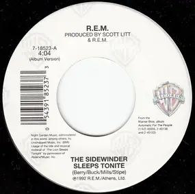 R.E.M. - The Sidewinder Sleeps Tonite