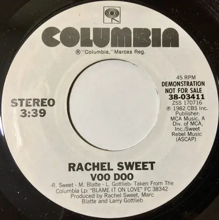 Rachel Sweet - Voo Doo