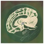 LP - Radio Moscow - Brain Cycles - Green/Yellow/Orange, signed