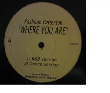 Rahsaan Patterson , Carl Thomas - Where You Are