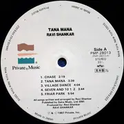 LP - Ravi Shankar - Tana Mana