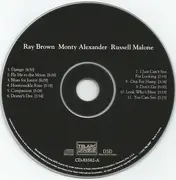 CD - Ray Brown , Monty Alexander , Russell Malone - Ray Brown Monty Alexander Russell Malone