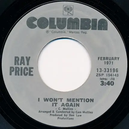 Ray Price - For the Good Times