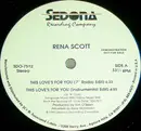 12'' - Rena Scott - This Love's For You - Promo