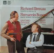 LP - Richard Strauss /  Busoni - Sonate Es-Dur Op. 18 / Zweite Sonate Für Klavier + Violine Op. 36A