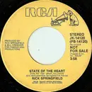 7inch Vinyl Single - Rick Springfield - State Of The Heart