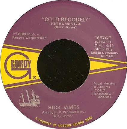 Rick James - Cold  Blooded