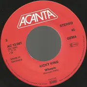 7inch Vinyl Single - Ricky King - Johnny Guitar / Wheels