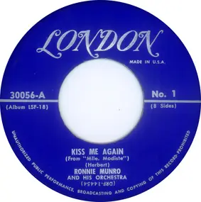 Ronnie Munro - Kiss Me Again / Gypsy Love Song