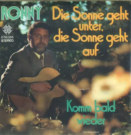 Ronny - Die Sonne Geht Unter, Die Sonne Geht Auf