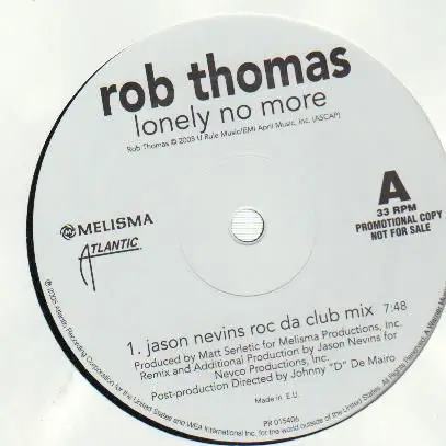 Rob Thomas - Lonely No More