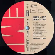 LP - Robert Long - Über Kurz Oder Lang