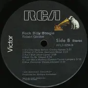 LP - Robert Gordon - Rock Billy Boogie