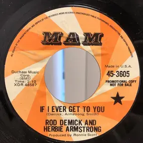 Herbie Armstrong - If I Ever Get To You / Girl