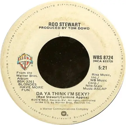 Rod Stewart - Da Ya Think I'm Sexy?