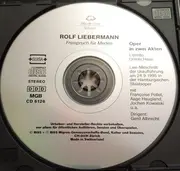 CD - Liebermann - Freispruch Für Medea