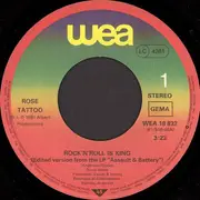 7'' - Rose Tattoo - Rock 'N' Roll Is King