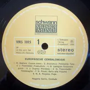 LP - Ruggero Gerlin - Europäische Cembalomusik