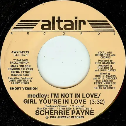 Scherrie Payne - Medley: I'm Not In Love / Girl, You're In Love