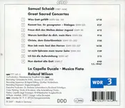 CD - Samuel Scheidt , La Capella Ducale , Musica Fiata , Roland Wilson - The Great Sacred Concertos