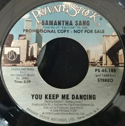 Samantha Sang - You Keep Me Dancing