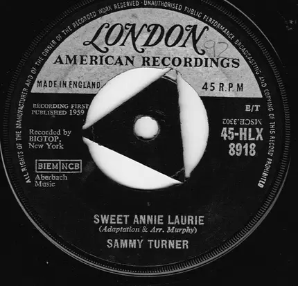 Sammy Turner - Lavender Blue (Dilly, Dilly)