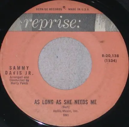 Sammy Davis Jr. - As Long as She Needs Me