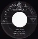 7inch Vinyl Single - Santo & Johnny - Tear Drop / The Long Walk Home