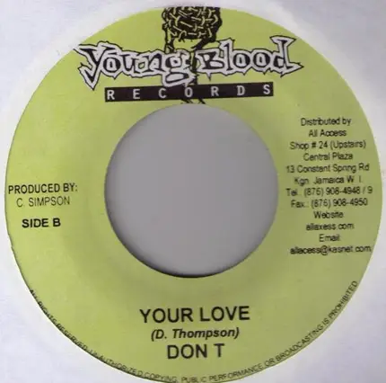 Sasha & Don T - Don't Wanna Know / Your Love