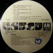 12'' - Seiko - Let's Talk About It