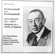 Rachmaninoff - Piano Concerti Nos. 1 & 4 / Rhapsody On A Theme Of Paganini