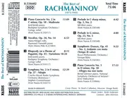 CD - Rachmaninoff - The Best Of