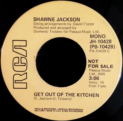 Shawne Jackson - Get Out Of The Kitchen