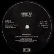 12inch Vinyl Single - Sinitta - Aquarius