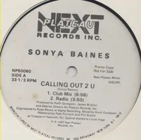 Sonya Baines - Calling Out 2 U