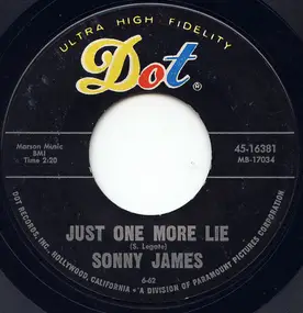 Sonny James - Just One More Lie