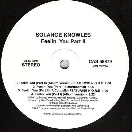 Solange Knowles - Feelin' You Part II / Dance With You