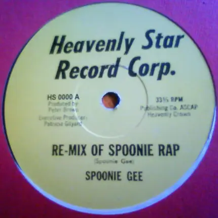 Spoonie Gee - Re-mix Of Spoonie Rap