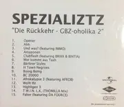 CD - Spezializtz - Die Rückkehr - GBZ-Oholika 2