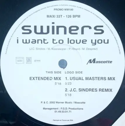 Swiners - I Want To Love You