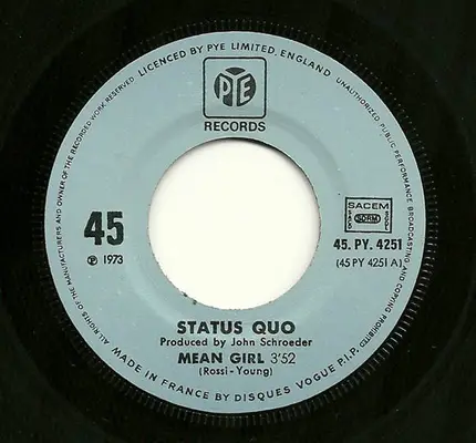 Status Quo - Mean Girl